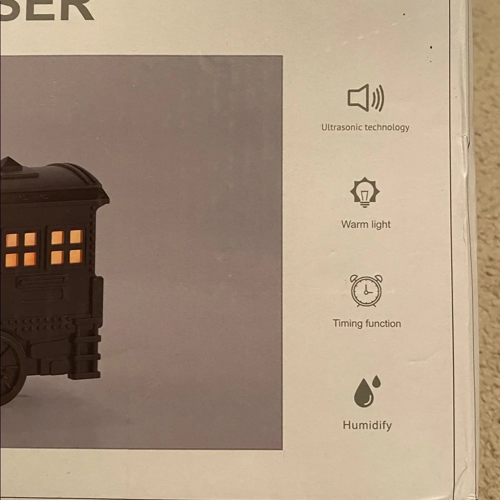 Black Train aromatherapy diffuser